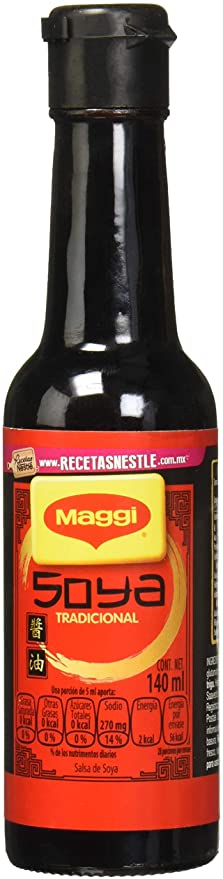MAGGI SOYA 140ML   C/12 - Producto de Abarrotes Varios en Super La Bodeguita